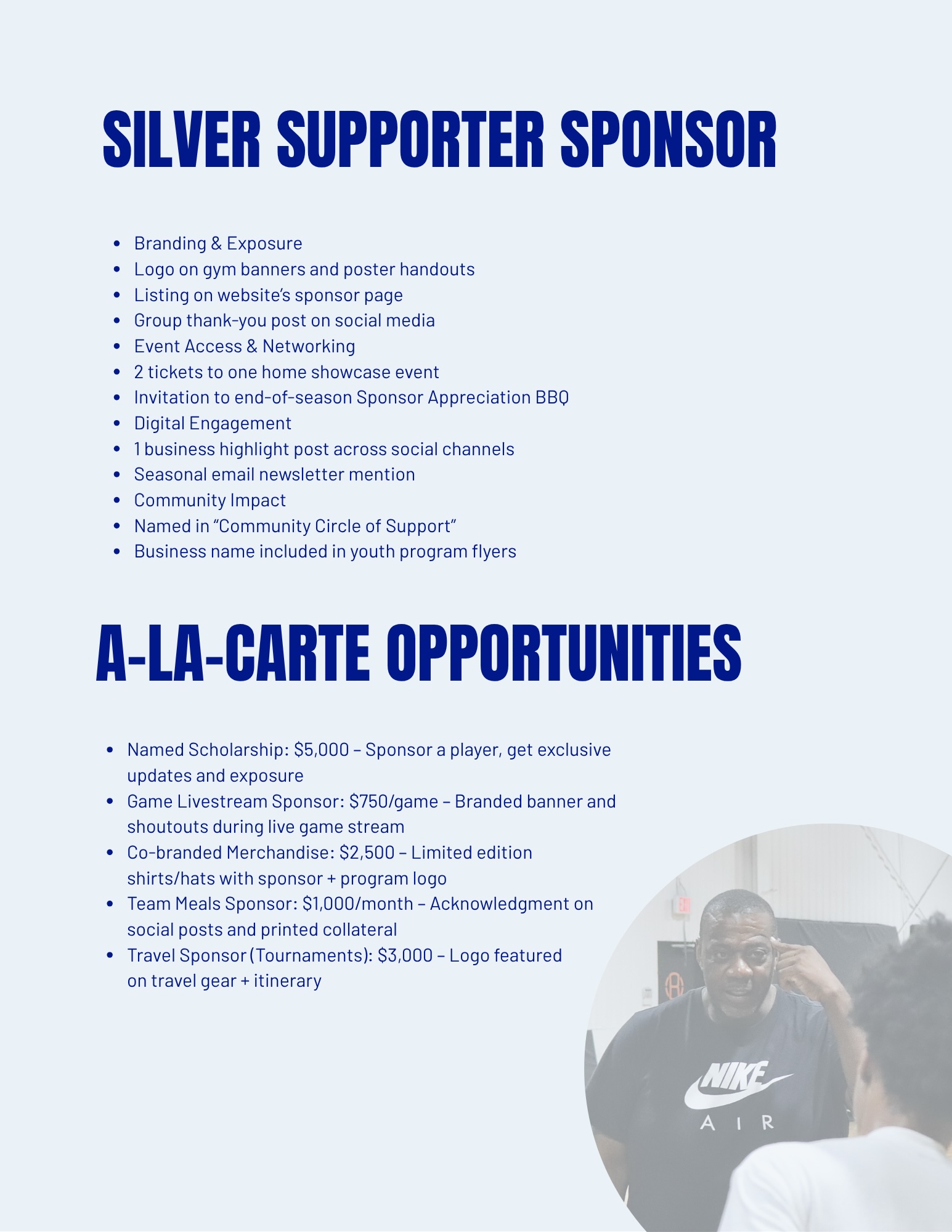 Sponsorship package - 7